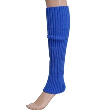 Прекрасный Карамельный цвет вязаные зимние гетры сапоги до колена носки для женщин