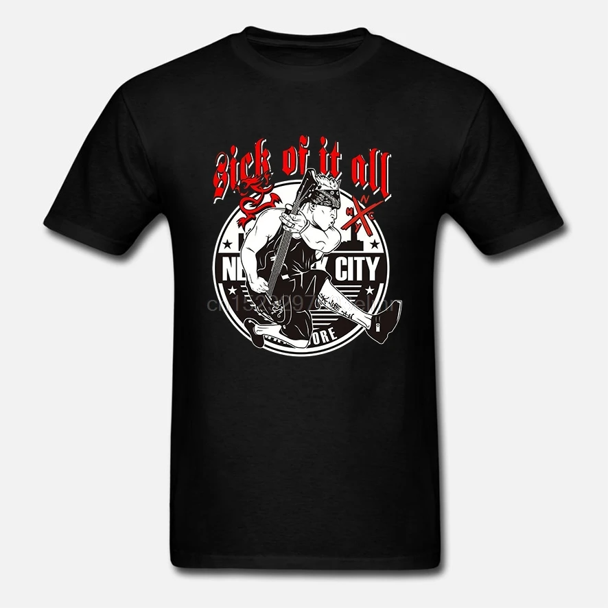 Мужская футболка с коротким рукавом Sick of it all cool Женская Топы | одежда
