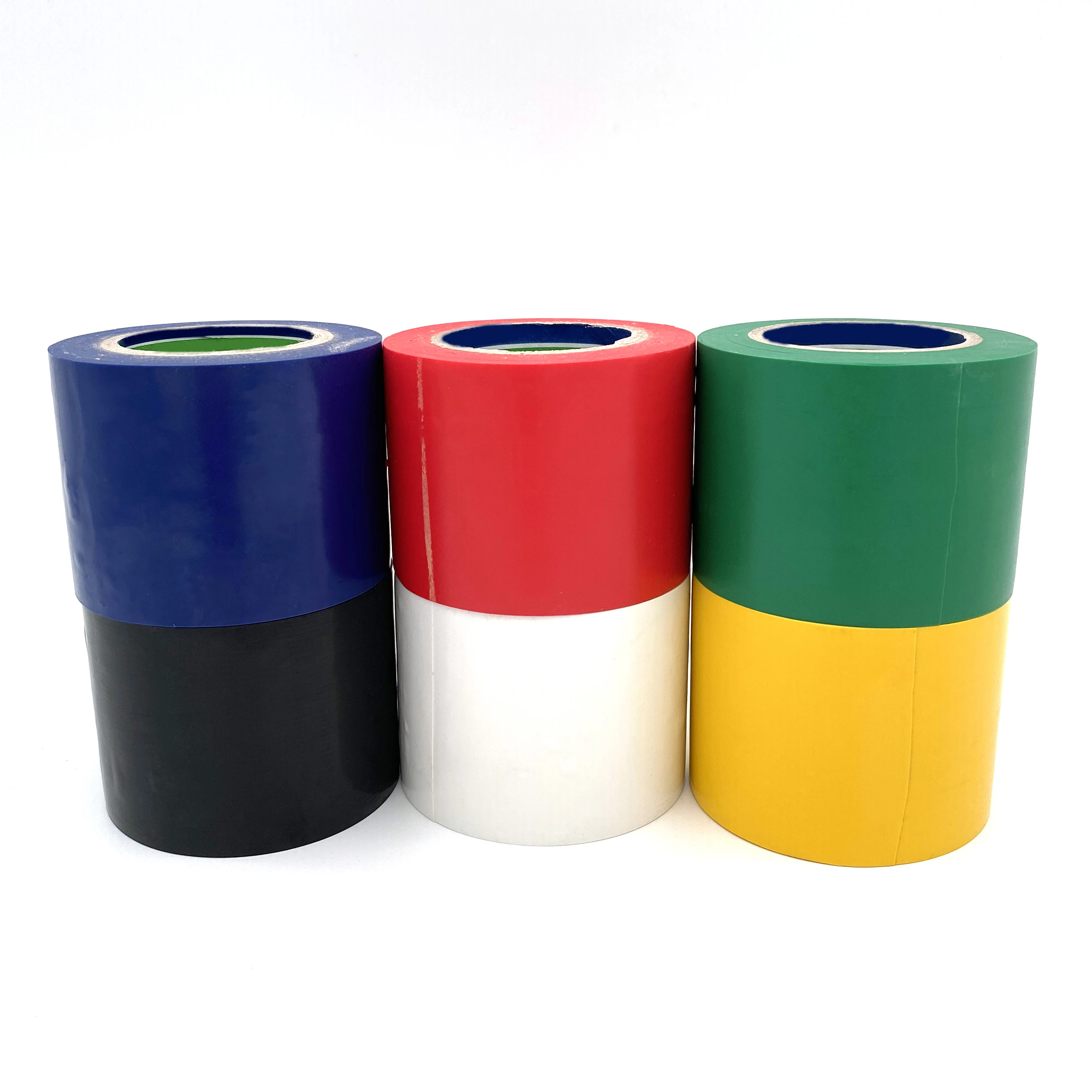 1 롤 PVC 전기 테이프 전기 절연 테이프 50mm 난연성 절연 접착 테이프 DIY 전기 도구 20m