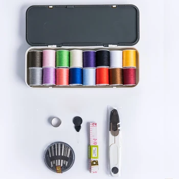 

1Set 19*7*4CM Embroidery Craft Needle Ruler Set Sewing Kits DIY Apparel Needle Line Box PP Household Tools