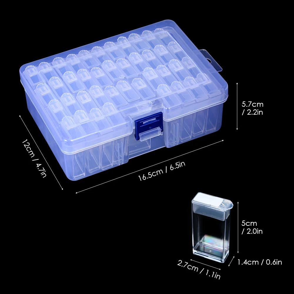 42/64/84/112 шт. бутылки Алмаз коробка для хранения Алмазная вышивка аксессуары для рисования дрель бусины для ювелирных изделий контейнер, ящик для хранения - Цвет: Pack of 42