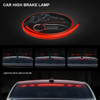 

LED Third Brake Light Car High Level Multi Mode Assembly Brake Rear Tail Light Car Additional Stop Lamp With Turn Signal Running