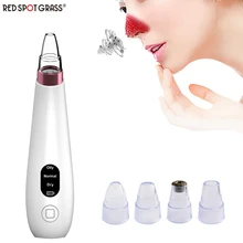 Средство для удаления угрей, очиститель пор, электрический пылесос для носа, лица, глубокое очищение кожи, средство для ухода за лицом, Очищение лица, 3 режима, средство для удаления акне