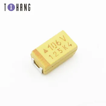 

10PCS C6032 Type C Tantal Capacitor SMD C 6032 Chip 10UF 35V AHS diy electronics