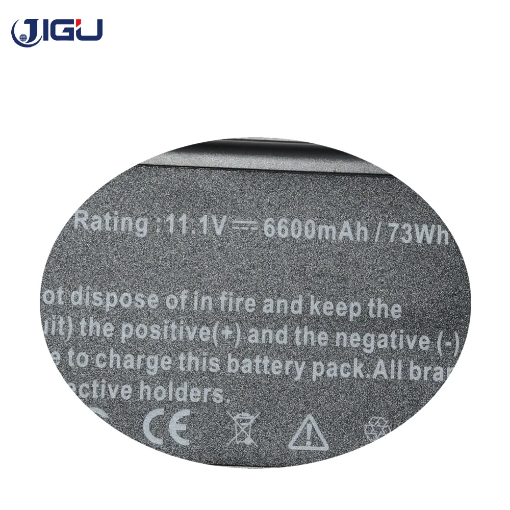 JIGU 9 ячеек аккумулятор для ноутбука dell C5547 C5974 D5318 F5635 G5260 G5266 U4873 Y4873 YF976 6600 мА-ч