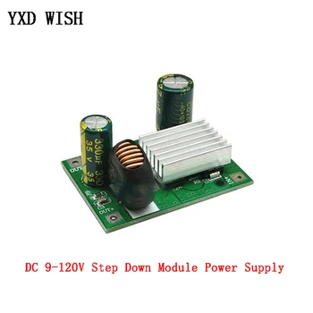 

DC-DC Step Down Power Supply DC 9-120V Buck Converter Module Board 24V 36V 48V 72V 84V 120V to 12V 3A Voltage Regulator Heatsink