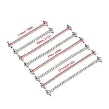 2pcs Driving Shaft 61/74/77/79.5mm for 1/10 RC Car HPI HSP Axial Himoto Redcat R9UE