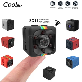 

COOLJIER Mini Camera SQ11 SQ12 FULL HD 1080P Night Vision Sport Camcorder SQ13 SQ23 Waterproof Shell CMOS Sensor WIFI Recorder