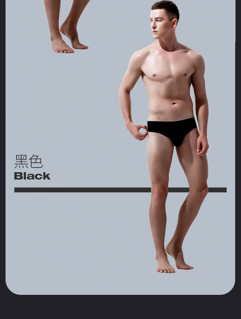 Mens Underwear Briefs Thin Transparent Man Nylon Briefs for Men Ice Silk Men Underwear Mens Swim Briefs Breathable Quick Dry mens white briefs