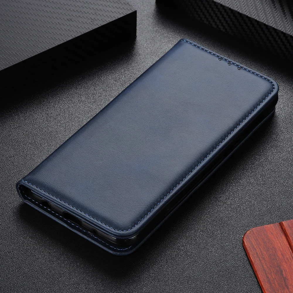 Phone Case for Xiaomi Mi A3 Fundas Cowhide Leather Magnetic Filp Book ForXiaomi Lite Cover Card Slot Bag | Мобильные телефоны и