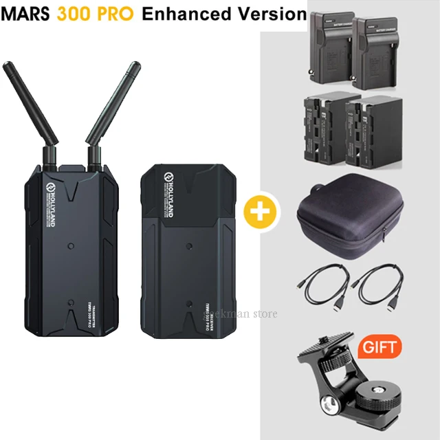 HOLLYLAND Mars 300 PRO Enhanced 1080P photography Transmitter For Camera  Image Wireless HD Video Transmission Receiver