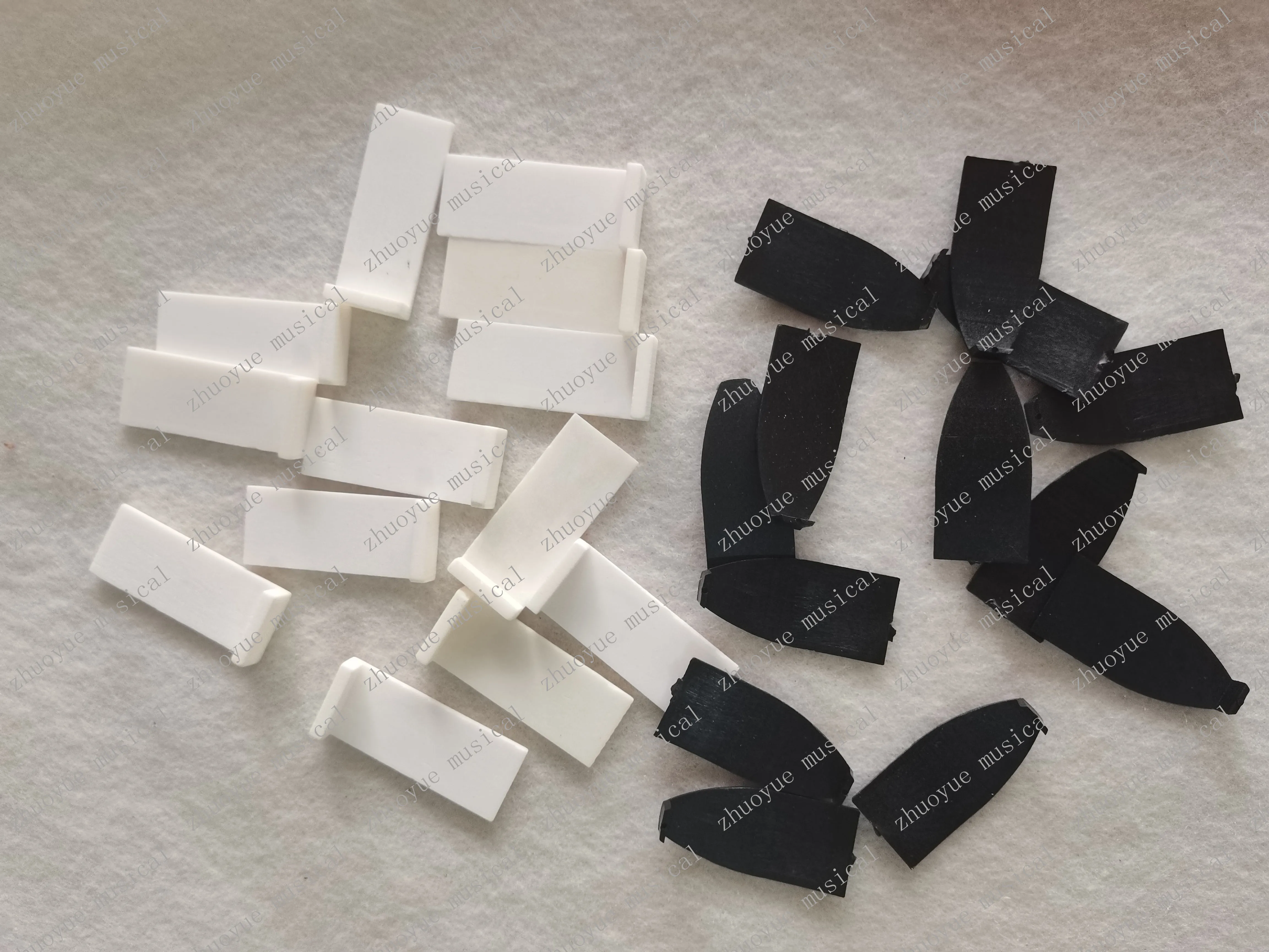 5set 10pcs Violin Bow Tips White For Violin Bow Bone Made Accessories violin bow tips