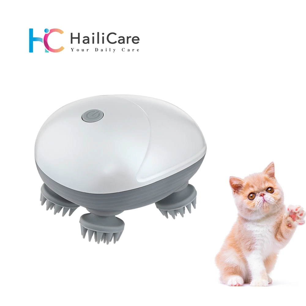 Electric Pet Massager Dog Cat Massage Vibrating Scalp Charging Machine Head Kneading Health Care