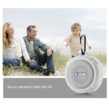 

Hands-Free Shower Speaker Bluetooth Speaker Waterproof Speaker Wireless Speaker With 5W Driver Suction Cu 2019