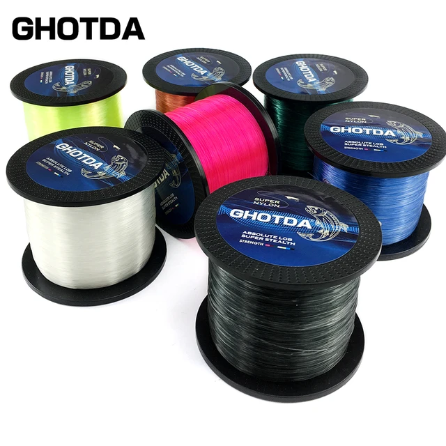 GHOTDA 500M 1000M Nylon Line 3.4-28.6LB Japan Material Monofilament Fishing  Line Super Strong Carp Fishing Line Mono Line - AliExpress