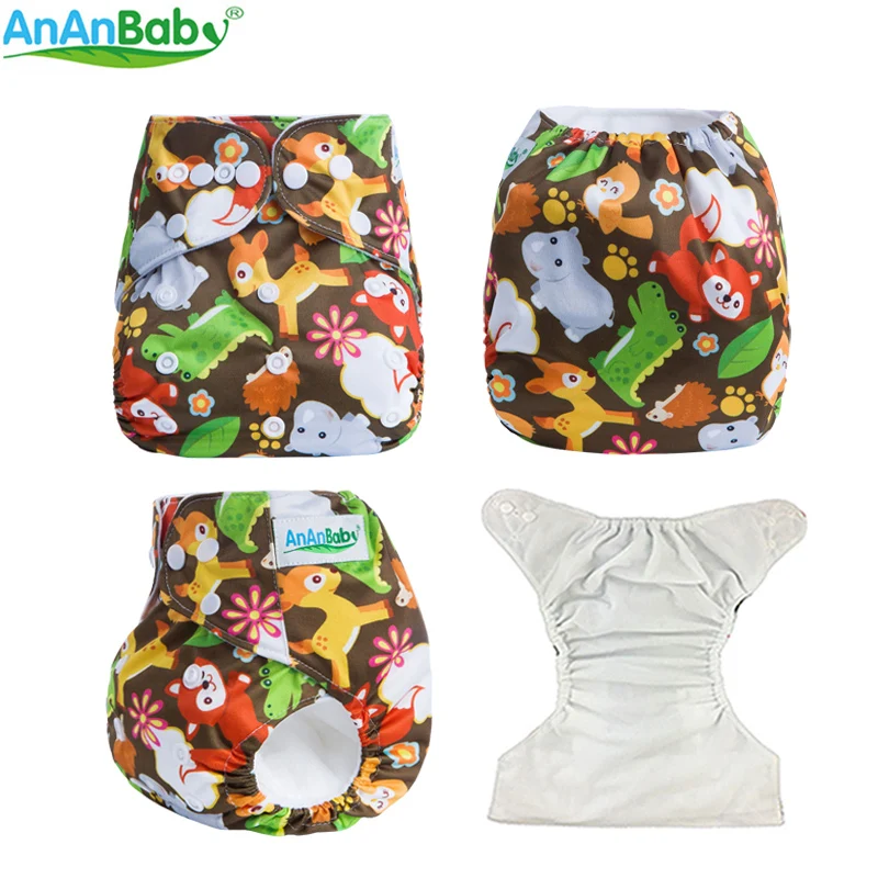 

Baby Diaper Cartoon Reusable Cloth Diaper Cover Adjustable Washable Diaper Cloth Nappies Available 3-15kg Baby