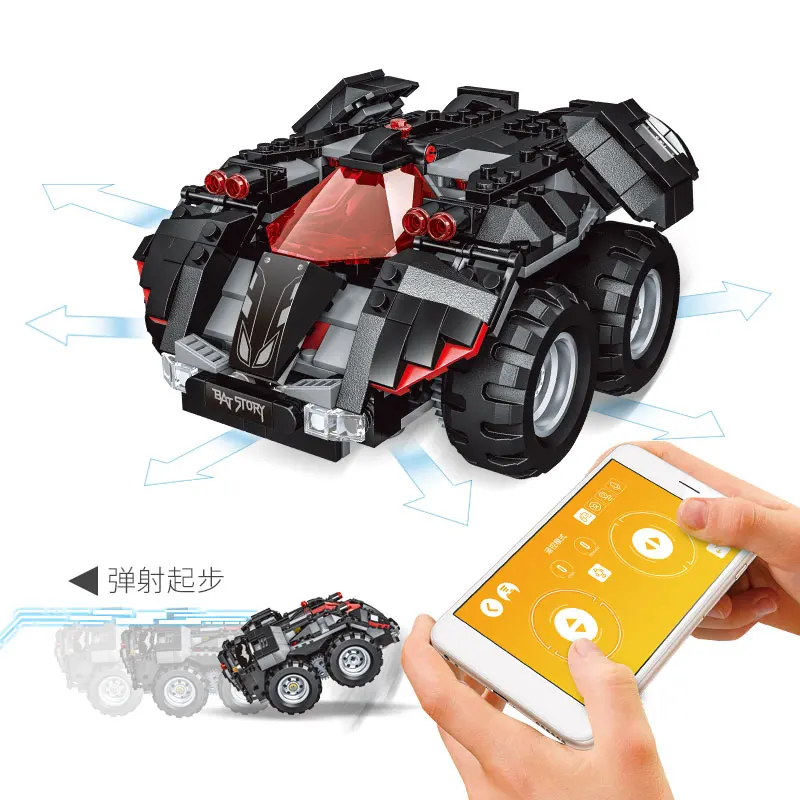 

13020 384pcs MOULD KING Technic Series RC App Controlled mobile Model Building Blocks RC Cars Gift Kids Educational Toys Gifts