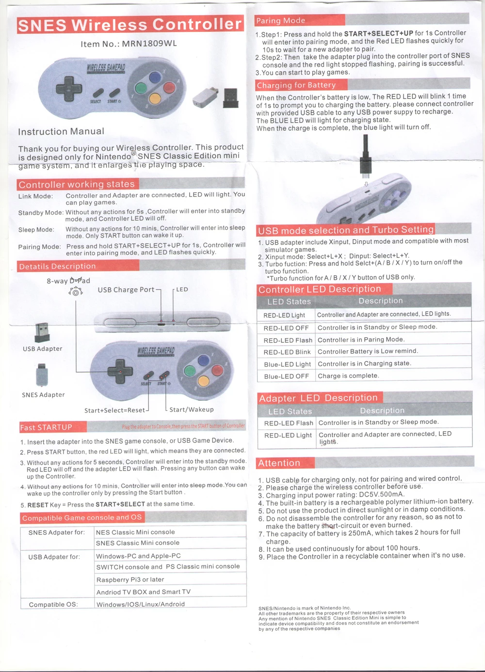 äο 2 ù  2.4G  Ʈѷ, е ̽ƽ Ʈѷ SNES Ŭ ̴ PC  ġ