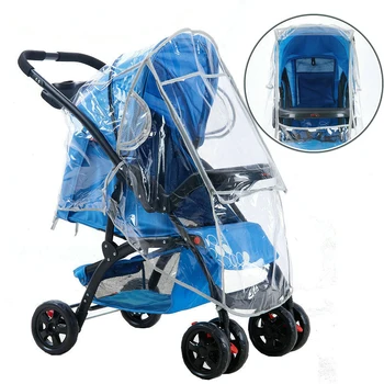 

Baby Stroller Rain Cover Kids Stroller PVC Safe Multi-Function Wind Dust Shield Universal Cover Baby Boys Girls Stroller Accesso