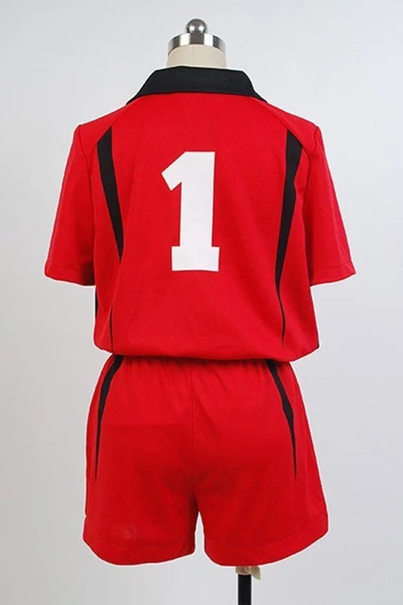 Haikyuu! Костюм для косплея Nekoma High School NO 5 NO1 Kenma Kozume клубная футболка шорты полный