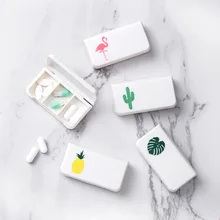 Portable 3 Grids Pill Box Mini Loaded Pill Medicine Box Holder Storage Organizer Tablet Container Dispenser Case Storage Box portable 3 deck sealing plastic pill case box white jacinth