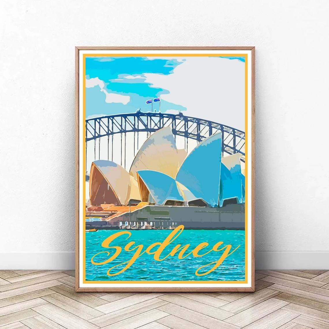 Sydney 0063 Vintage Travel Poster Art 