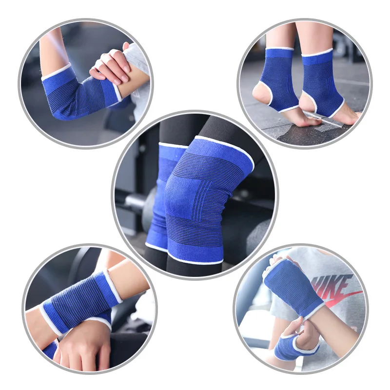 

Sport Ware Full Set Bracer Knee And Elbow Pad Ankle Support Palm Men And Women Fitness Adult Children Basketball Dance Protectio