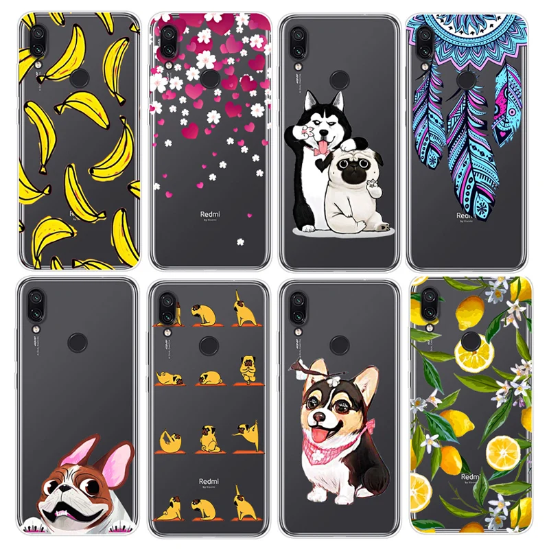 

Cute Case For Xiaomi Redmi Note 7 Case Tpu Silicon Soft Case Redmi Note 7 Cartoon Picture Part Printed Back Cover
