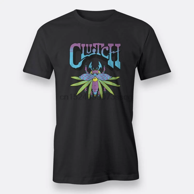 Clutch Concert Tour Rock Black Mens T-Shirt Cotton S-XXXL Size |