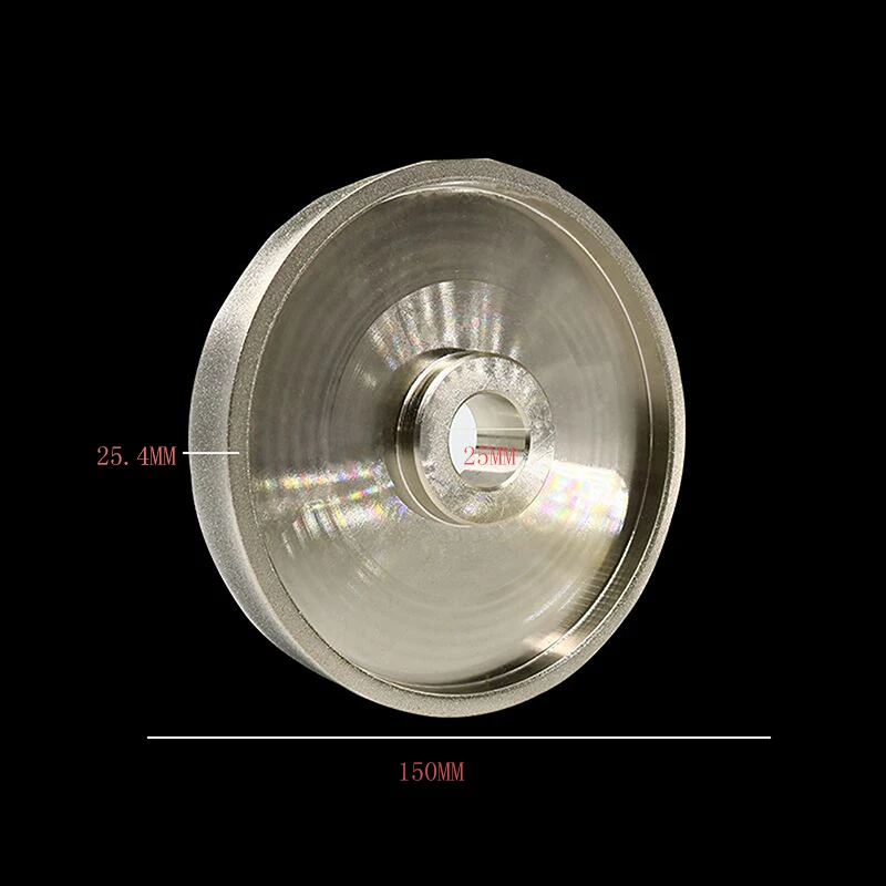 Goede 80 150 600 1000 2000 Grit Cbn Diamant Slijpen Wielen Diameter 150 Mm Hoge Snelheid Staal Voor Metalen Steen Kettingzaag puntenslijper