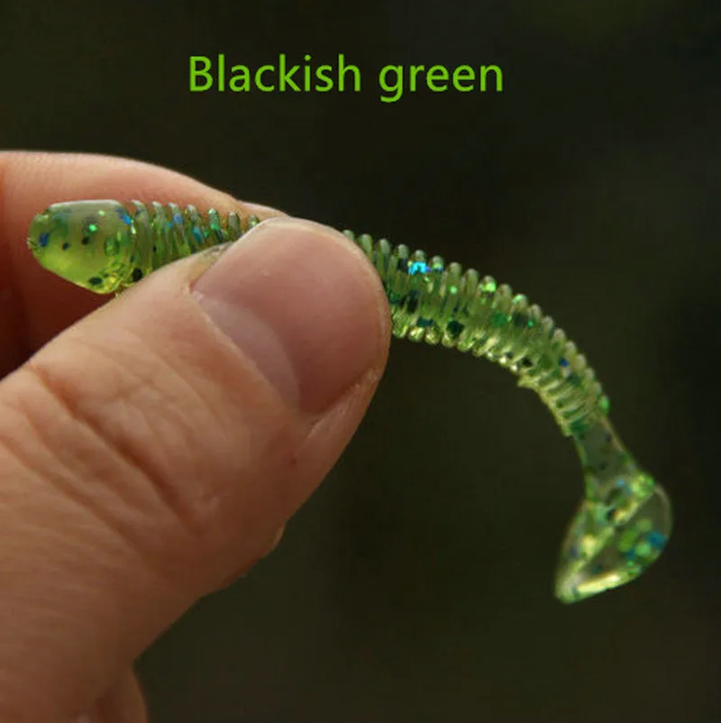 10 шт./лот Мягкая червь для ловли карпа рыболовная приманка мягкая резиновая