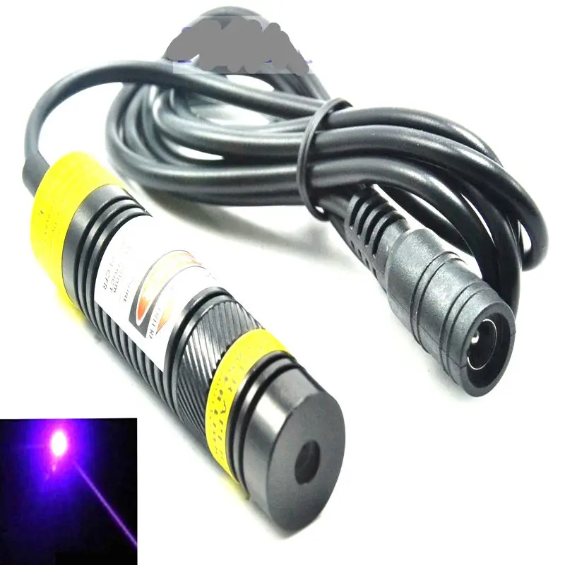 

Adjustable 405nm 200mW Laser Diode Module 16x68mm High Power Light NO Adapter