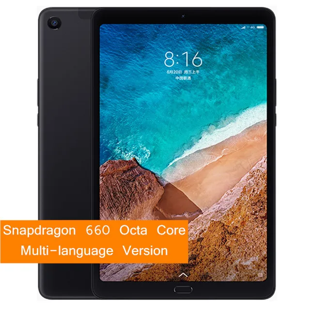 Xiaomi mi Pad 4 LTE Wifi 4 Гб 64 Гб " 16:9 mi Pad 4 Snapdragon 660 AIE Core 12.0MP+ 5.0MP Xiao mi Tablet Pad - Комплект: Black