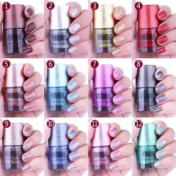 

12ml Delicate Shimmer Nail Polish Gradient Long Lasting Nail Gel Manicure