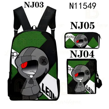 

Brawling Children's School Backpack SANDY POCO 3D Print Book School Bags Cartoon Girl Design 3PCs Set Star Students Bags