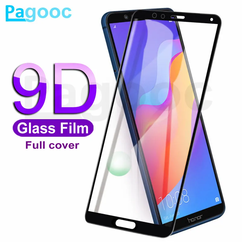 Защитное стекло 9D для Huawei Honor 7A 7C Pro 8X 9X 8A 8C 8S 9 10 Lite Защитная пленка экрана 9H чехол из
