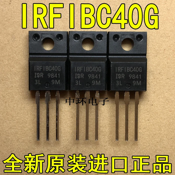 10pcs/lot IRFIBC40G TO-220F 3.5A 600Vx m y