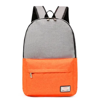 

New nylon color matching student bag large capacity lightweight breathable wear-resistant casual waterproof travel backpack
