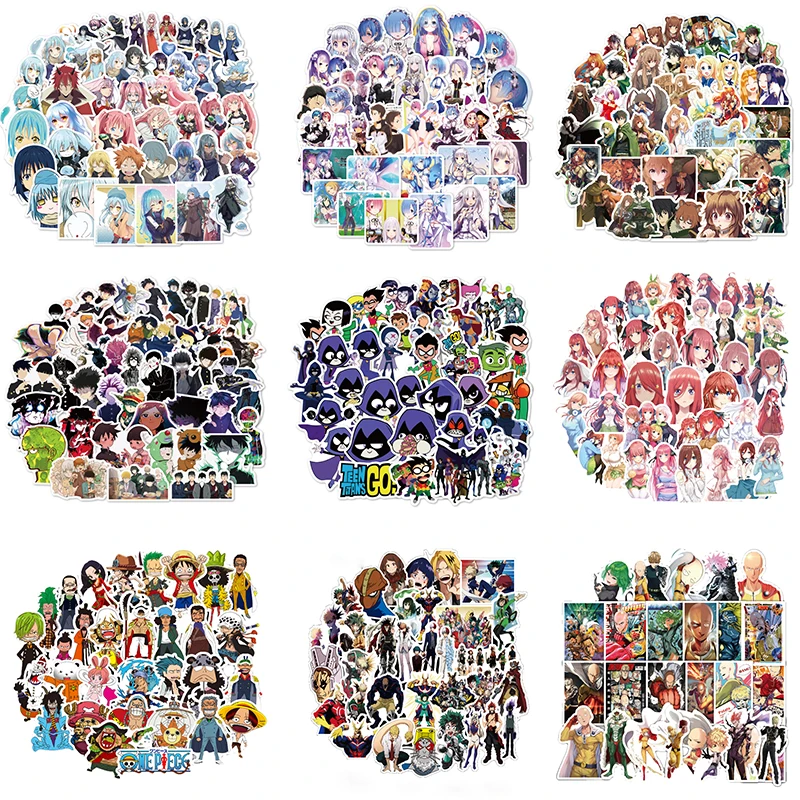 26 дополнительных серии мультфильм японское аниме стикер s для детской игрушки водонепроницаемый стикер s для DIY чемодан ноутбук велосипед