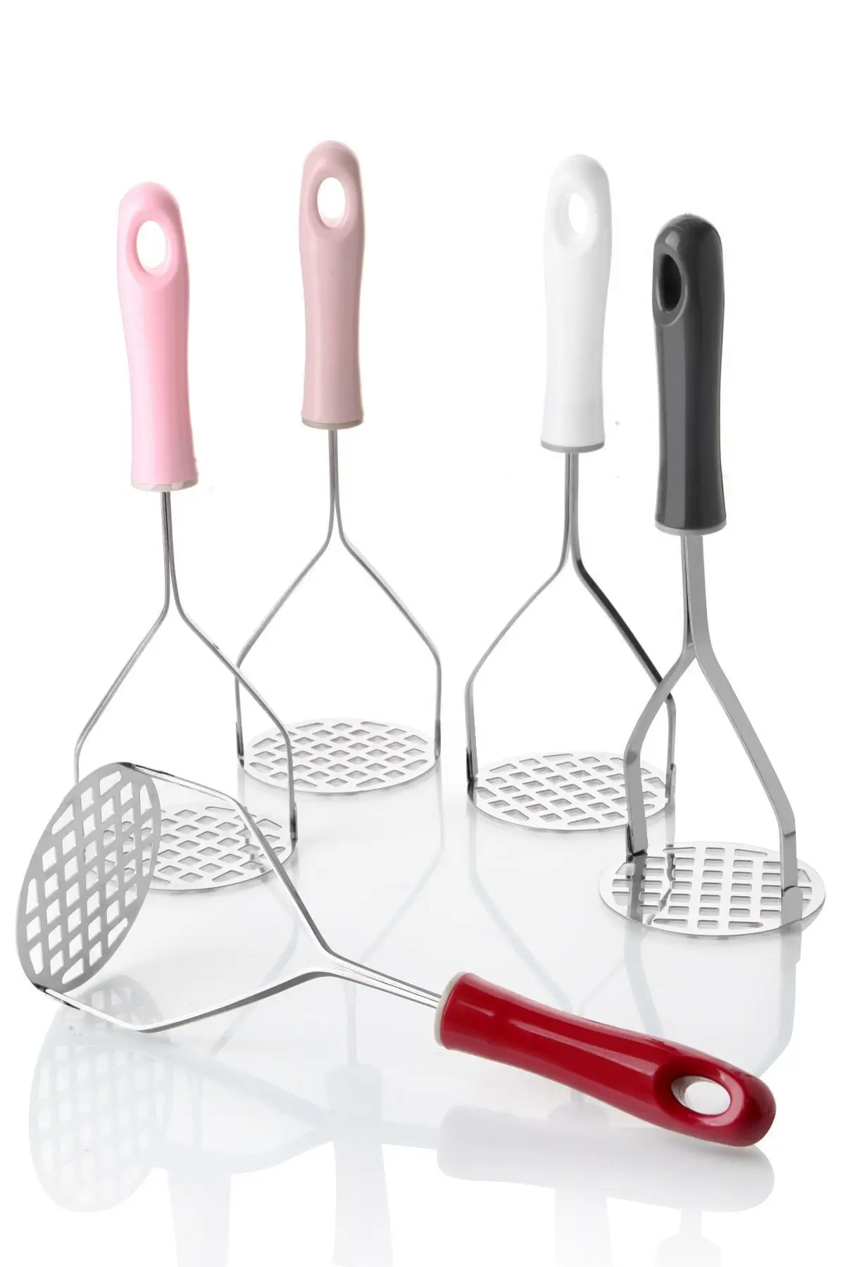 

Sampurchase Color Steel Lux Potato Masher-Assortment Color