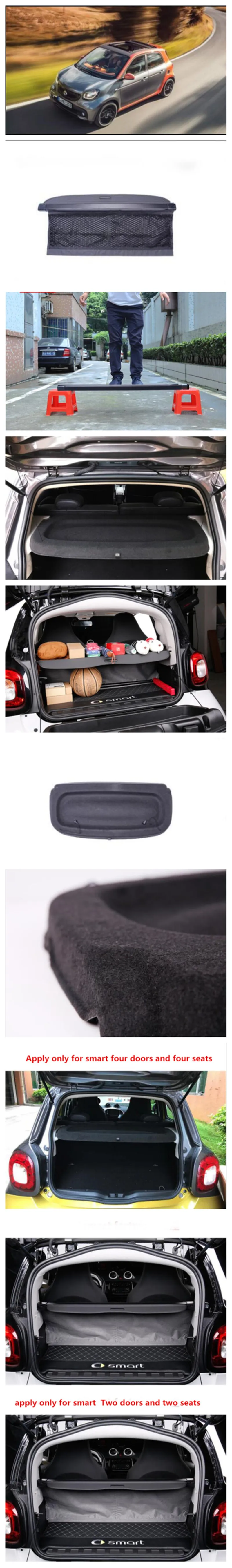Применяется только для smart trunk cover. Mercedes Benz смарт крышка багажника занавес салона автомобиля ремонт задней перегородки