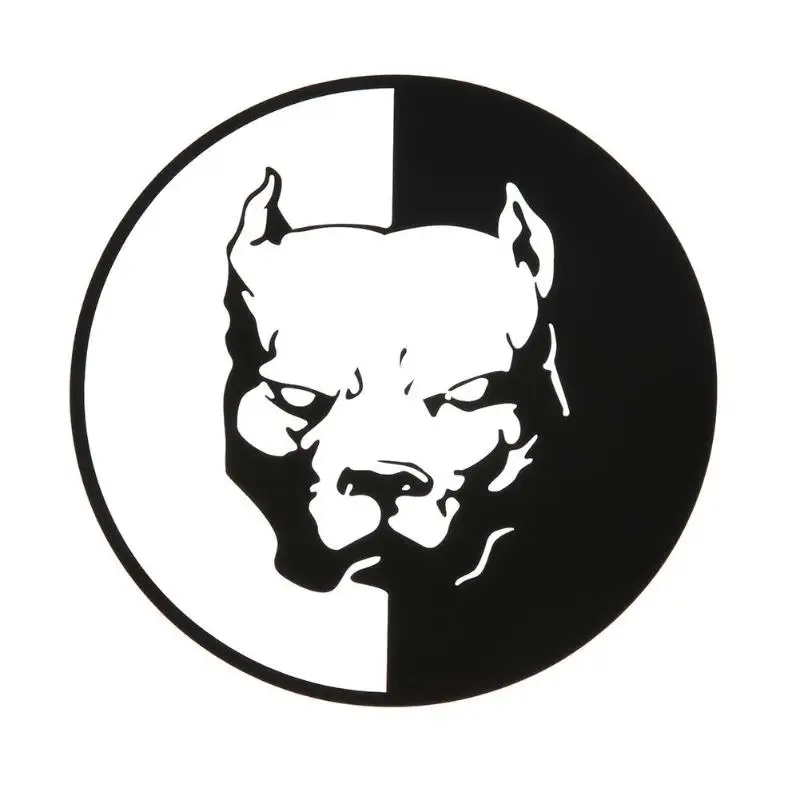 

DAWASARU Waterproof Pitbull Dog Bulldog Car Sticker Decoration Decal Auto Styling Personality Fashion Car Sticker 17CM*17CM