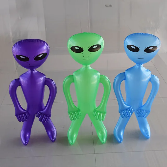 170cm Giant Alien Model Green Purple Blue Gray Pink ET Kids Adult Inflatable Toy Halloween Cosplay Brithday Party Supply Blow Up 2