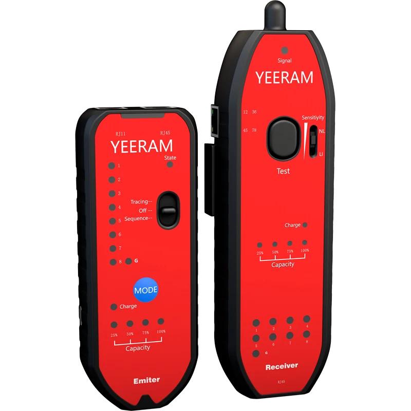 Line finder YN-892 тестер сетевого кабеля перезаряжаемый провод LAN электрическая линия Poe