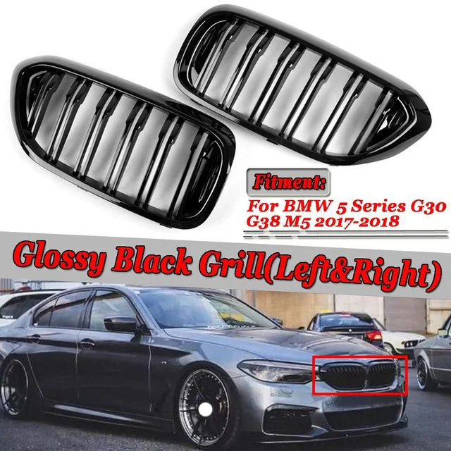 

Car Front Bumper Intake Net Grille Grill For Bmw 5 Series M5 G30 G31 520I 530I 540I