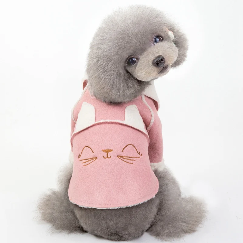 Pet Winter Warm Costume Thickening Outfits Puppy Coats Jackets Dog Coat Chihuahua French Bulldog Pug Clothing