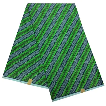 

Block printed wrapper Wax Dutch African Prints Fabric Ankara wax 6 yards 100% cotton 6 Yards LBL-156