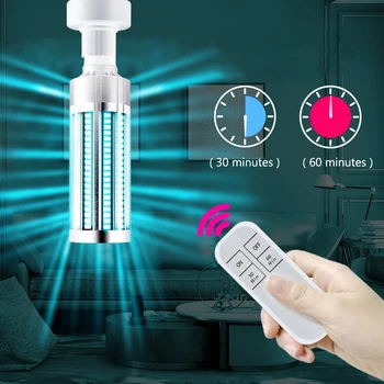 

New UV Ermicidal Lamp LED UVC Bulb E27 Household Ozone Disinfection Light Bulbs Household E27 Ultraviolet Lamps Lighting