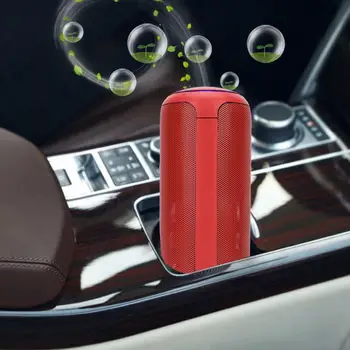 

Portable Negative Ion Car Air Purifier for Haze PM2.5 Smoke Removal Purification USB Powered Air Cleaner Home Car Use Red Color