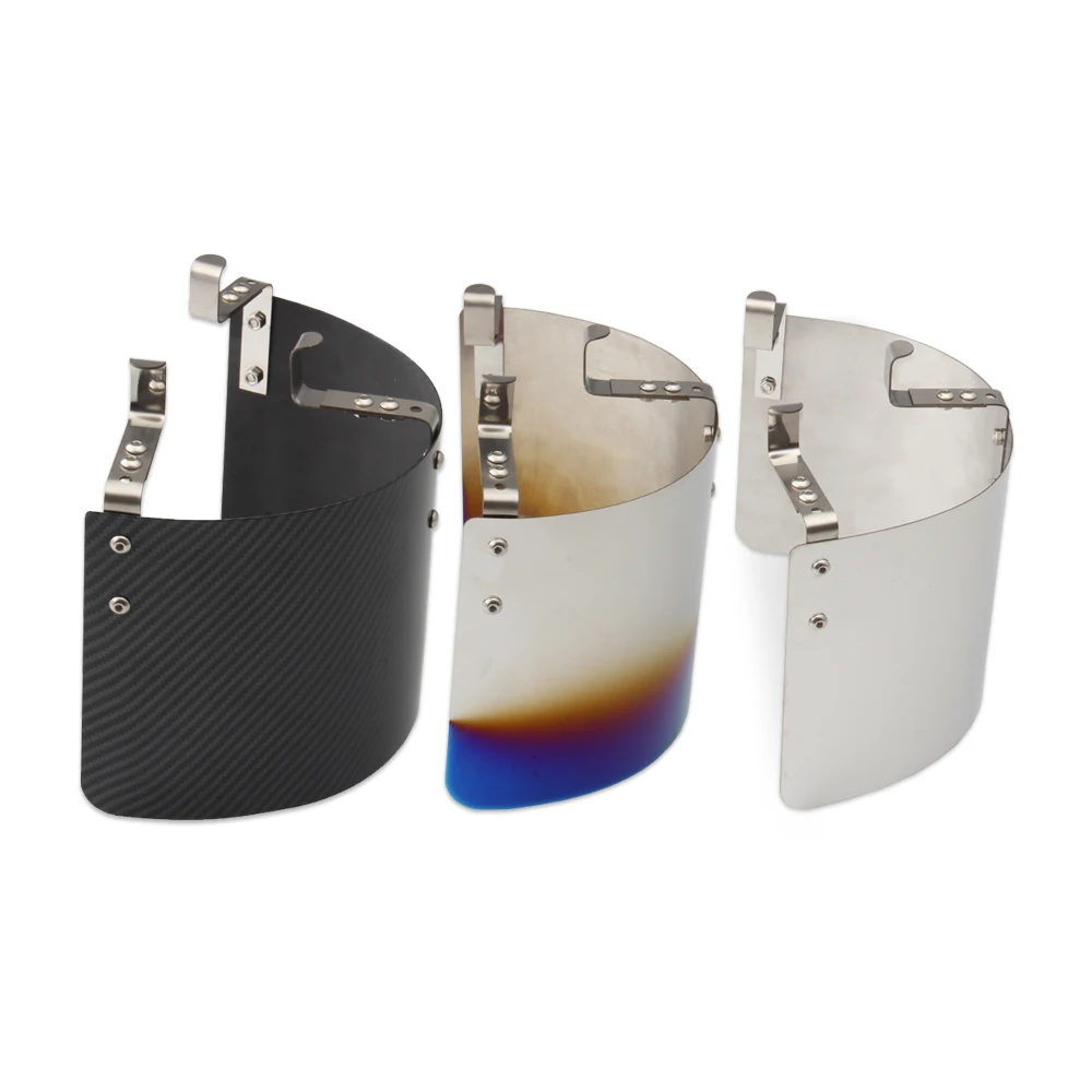 Universal 3" to 3.5" Stainless Steel Carbon Filter Style Air Intake